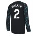 Manchester City Kyle Walker #2 Tredjedrakt 2023-24 Lange ermer